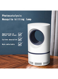 Voberry 5W USB Mosquito Killer Light White/Blue 20x10x10cm