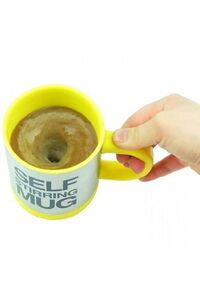 Generic Self Stirring Mug - Yellow 280g