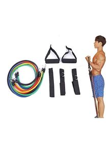 Generic 11 Piece Professional Fitness Equipment Workout Bands Set