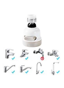 ICOCO Water-saving Faucet Shower Filter White/Grey