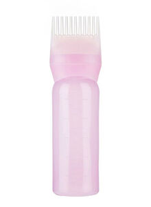 Voberry 3-Piece Hair Dye Bottle And Brush Applicator Set White/Pink/Blue 17cm