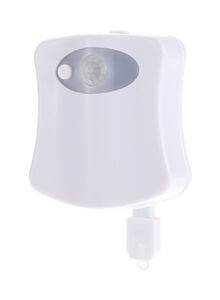 Generic LED Motion Sensor Toilet Night Light White 0.051kg