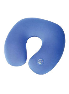 Generic Neck Massager Travel Pillow Polyester Blue 11x31centimeter