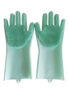 Sharpdo Magic Dishwashing Gloves Green 33 x 12centimeter