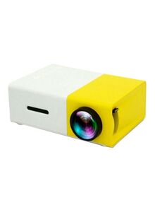 VEIDADZ Portable LED Home Projector M208 Yellow/White