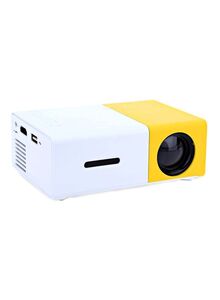 VEIDADZ Portable LED Home Projector M208 Yellow/White