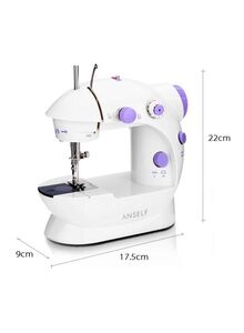 ANSELF Electric Sewing Machine H16669 White/Purple