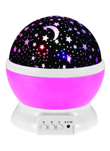 Generic USB LED Star Master Rotating Night Lamp Multicolour