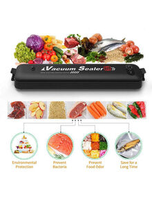 Generic Automatic Small Portable Food Vacuum Sealer H76US Black