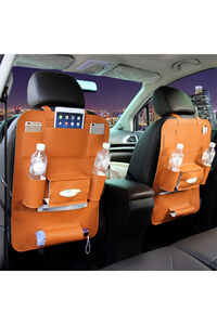 Generic PU Leather Multi-Pocket Seat Storage