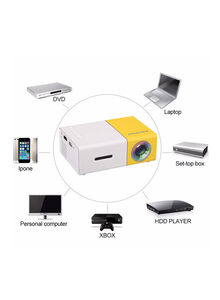 Unic Full HD LCD Projector 600 Lumens YG300 White/Yellow