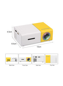 Unic Full HD LCD Projector 600 Lumens YG300 White/Yellow