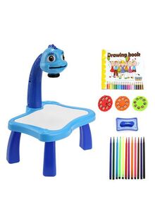 Generic Frozen Desk And Projector Painting Drawing Set Blue/White