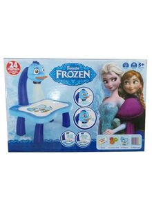 Generic Frozen Desk And Projector Painting Drawing Set Blue/White