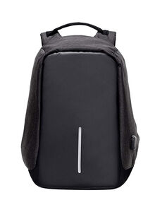 Generic Laptop Backpack With USB Charging Port Fits Upto 14-Inch Laptop Black