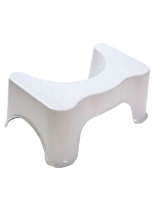 XbotMax U-Shaped Squatting Toilet Stool White