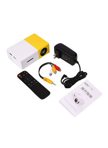 Generic 4K 3D Full HD Projector With TF Support 94315 Yellow