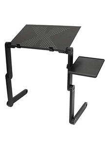 Generic Adjustable Laptop Stand Desk With Cooling Holes And Mouse Board