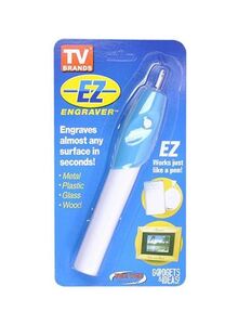 EZ Electric Engraving Pen Blue/White
