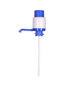 Generic Plastic Hand Press Water Pump White/Blue 9 x 9 x 17.5centimeter