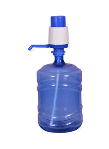 Generic Plastic Hand Press Water Pump White/Blue 9 x 9 x 17.5centimeter