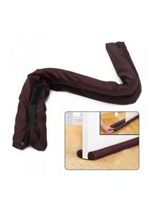 Generic Fabric Under Door Draft Stopper Pack Of 2 Brown 80centimeter
