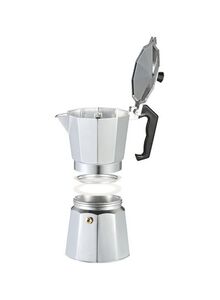 Generic Espresso Percolator Coffee Maker CF3C Silver/Black