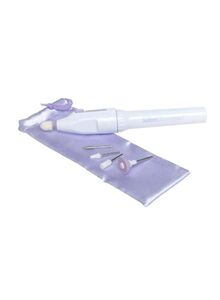 Salon Shaper 6-Piece Electric Manicure Kit White/Pink/Silver