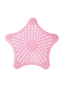 Generic 3-Piece Star Shape Sink Strainer Pink