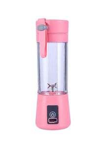 URONN Mini Portable Electric Juicer UUE0015T-Pink Pink/Clear