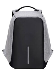 Generic Anti-Theft Design Laptop Backpack Black/Grey