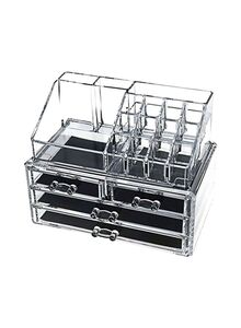 Generic Makeup Organizer Clear/Black