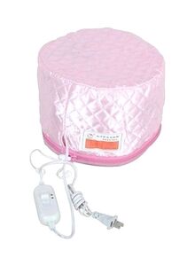 AS SEEN ON TV 5-In-1 Face Massager With Thermal Spa Heat Cap Pink/White