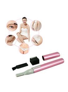 LOHOME Portable Electric Eyebrow Shaper Pink/Silver