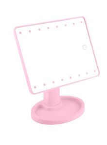 Generic Makeup LED Light Mirror Pink/Clear