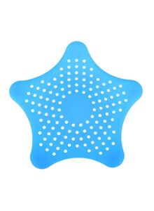 Generic 3-Piece Silicone Drain Strainer Blue 1.5centimeter