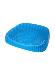 Generic Honeycomb Patterned Gel Cushion Polyester Blue