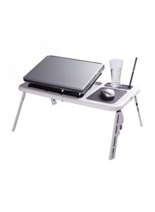 E-Table Portable Laptop Table Black/White