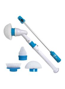 Hurricane Rechargeable Spin Scrubber White/Blue 5.9x21.4x6.4inch