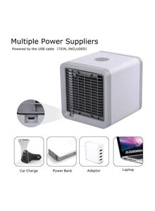Generic Portable Air Conditioner With Humidifier And Air Purifier White/Grey