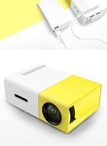 Generic Mini LCD Portable Projector PROJ-1024-Y2 Yellow/White