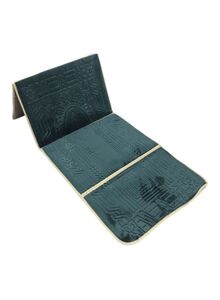 Generic 2 In 1 Foldable Prayer Mat And Backrest Brown 110x54cm