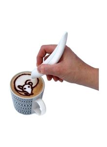 Generic Spice Pen For DIY Latte And Cappuccino Art white
