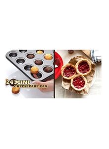 Generic Cheesecake Pan Black 39x26centimeter