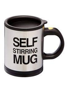 Generic Self Stirring Mug Black/Silver