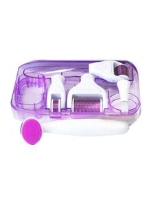 Mixpring 6 In 1 Derma Roller System White/Purple 5.6inch