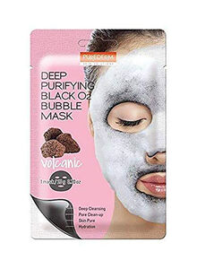 Purederm Deep Purifying Black 02 Bubble Mask Volcanic 20g