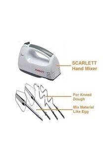 Scarlett Portable Handmixer 180W 180 W HE-133 White/Grey/Silver