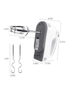 Scarlett Portable Handmixer 180W 180 W HE-133 White/Grey/Silver