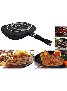 DESSINI Double Side Die Casting Grill Pan Black 36centimeter